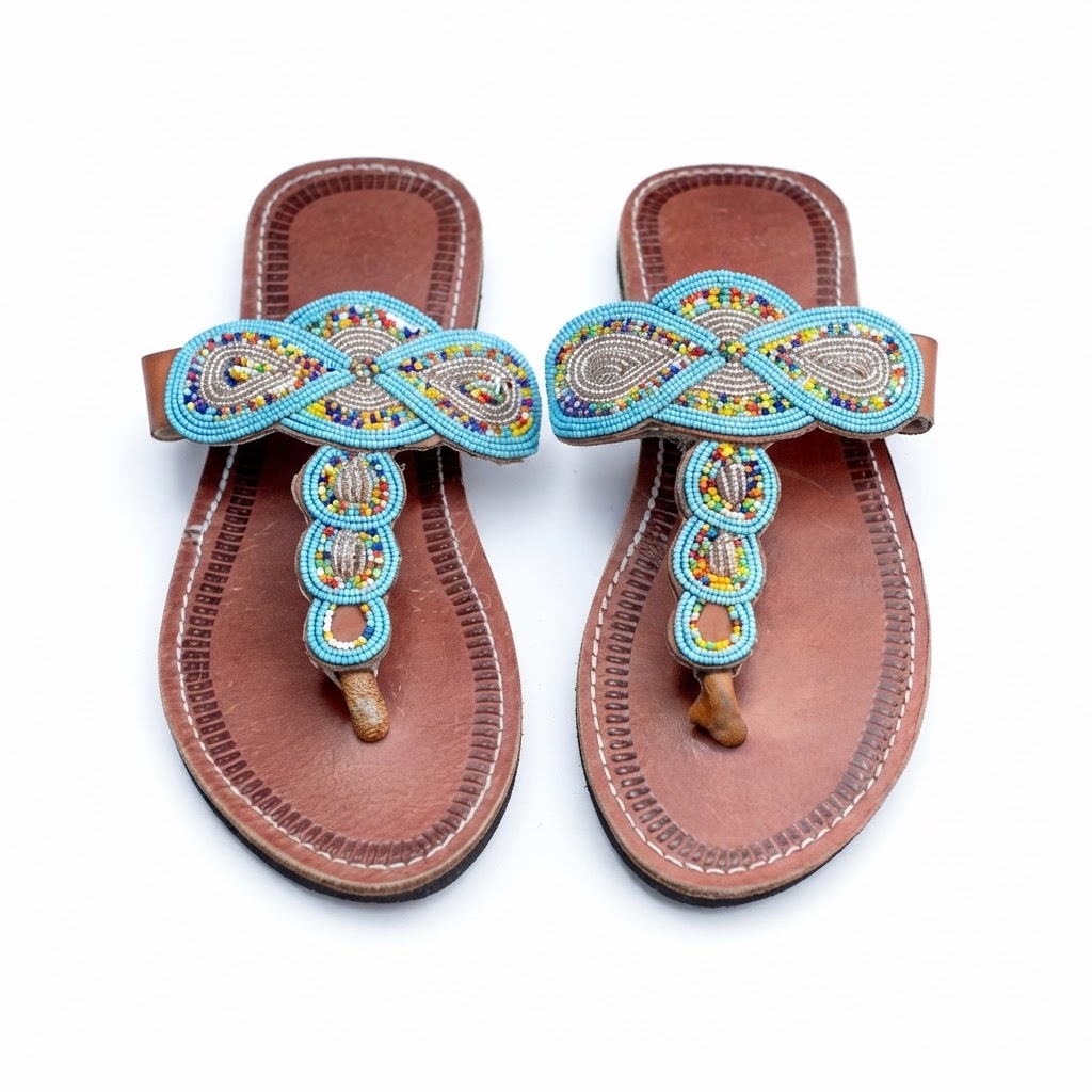 Brown Ladies Leather Sandals