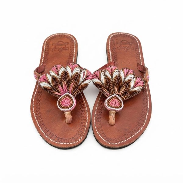 Brown Ladies Leather Sandals