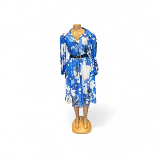 Royal Blue Floral Dress