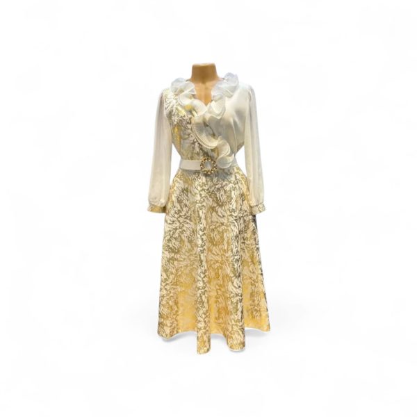 Turkish Cream Elegant Dress