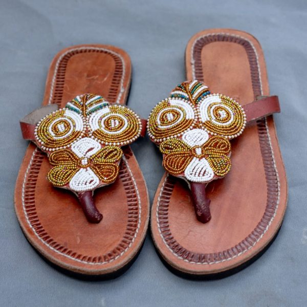 Brown Ladies Leather Sandals