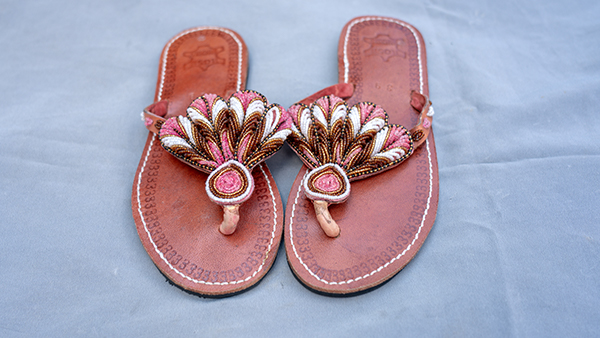 Brown Ladies Leather Sandals