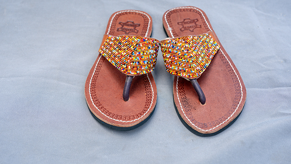 Brown Ladies Leather Sandals