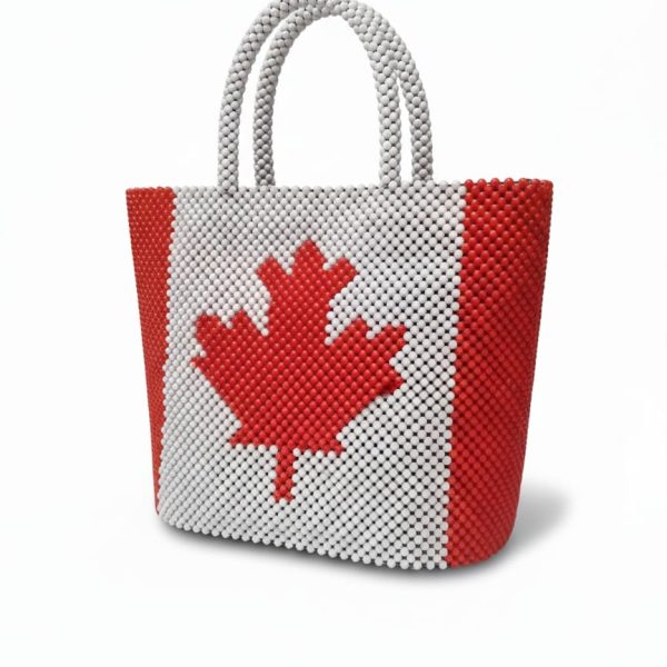 Hand-beaded Tote Bag