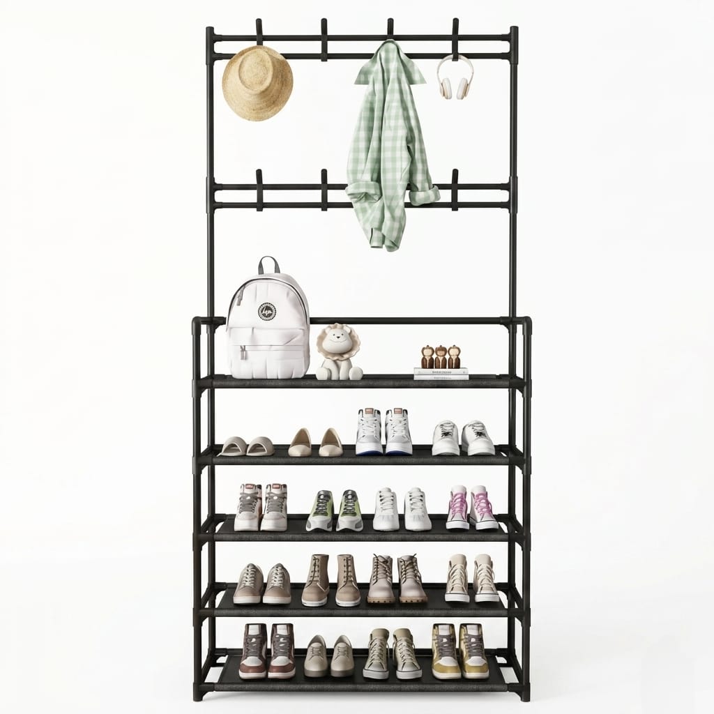 Five-Tier Shoe/Coat Rack