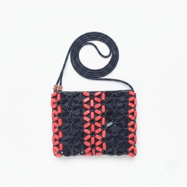 Handmade Beaded Clutch Bag