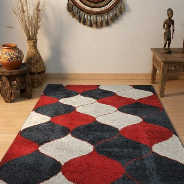 Interlocking Diamond Turkish Rug 6*9