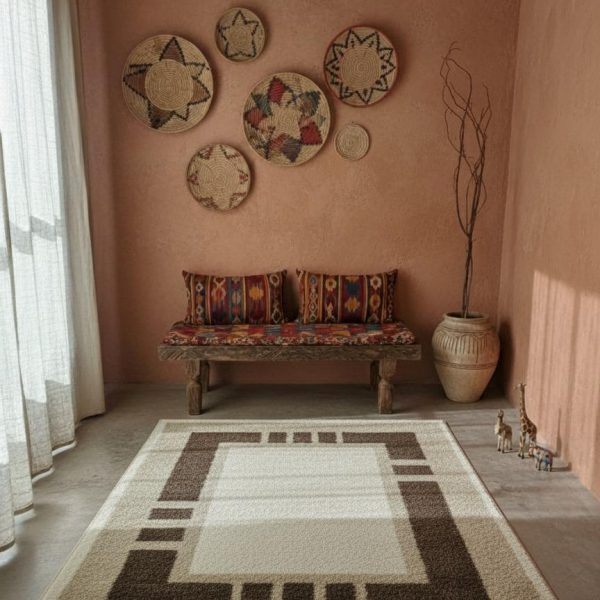 Modern Block-Patterned  Rug 6*9