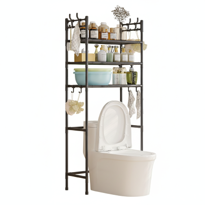 Three-Tier Toilet Storage