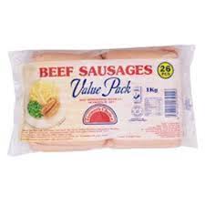 Farmer's Choice Beef Sausages Value Pack (1kg)