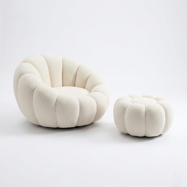 Pumpkin Armchair & Ottoman