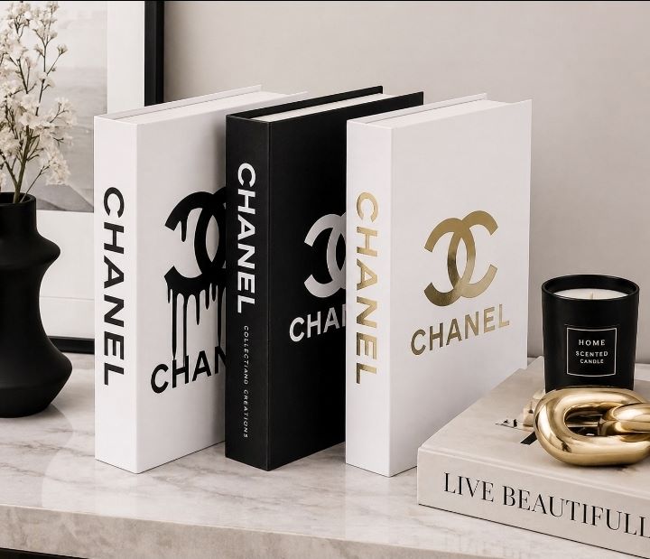 3-Piece Chanel-style Decorative Books – Penny Essentials