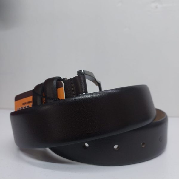 Sophisticated Black Leather Belt