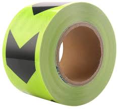 Green-Black Reflective Tape Roll