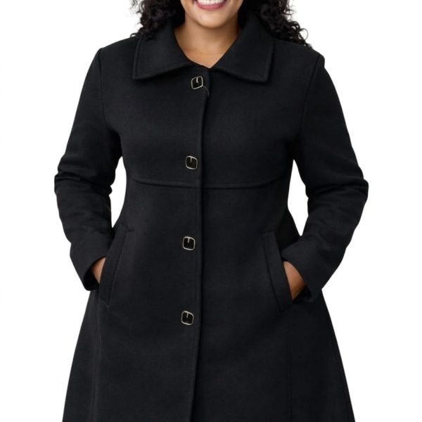 Premium Single-Breasted  Coat (Ladies)