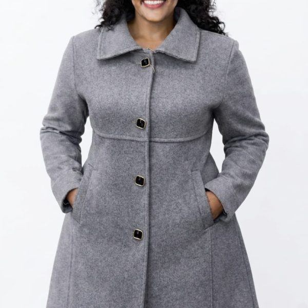 Premium Single-Breasted Coat (Ladies)