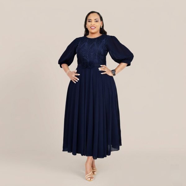 Zuri Embroidered Bodice Dress