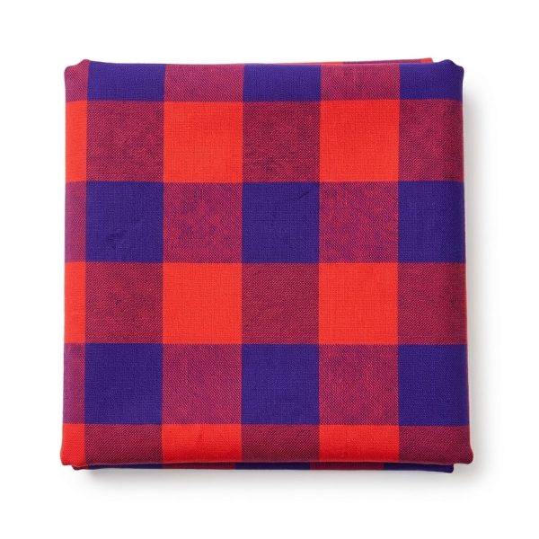 Multipurpose Blue Plaid Maasai Shuka