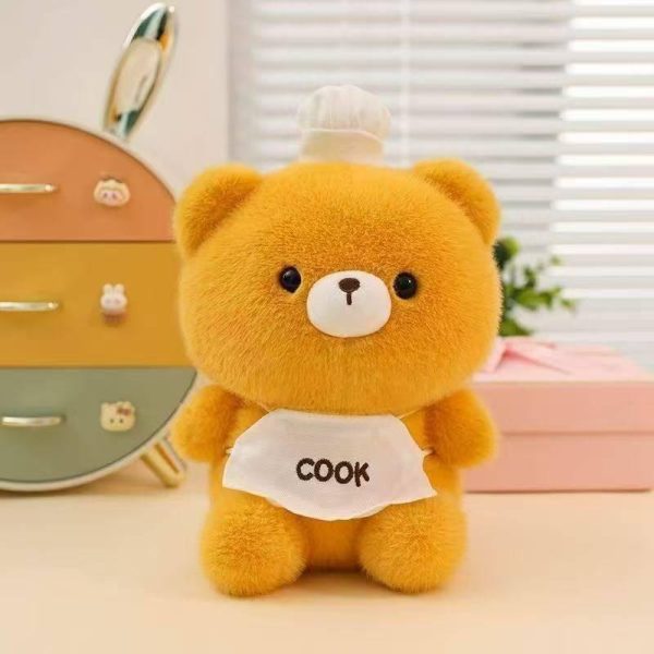 8 Yellow Teddy Bear Plush Toy