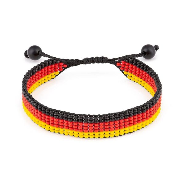 Germany Flag Beaded Bracelet