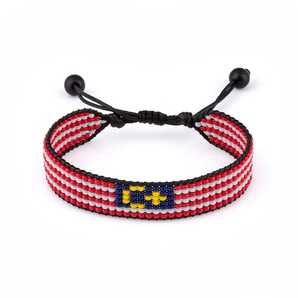 Malyasia Flag Beaded Bracelet