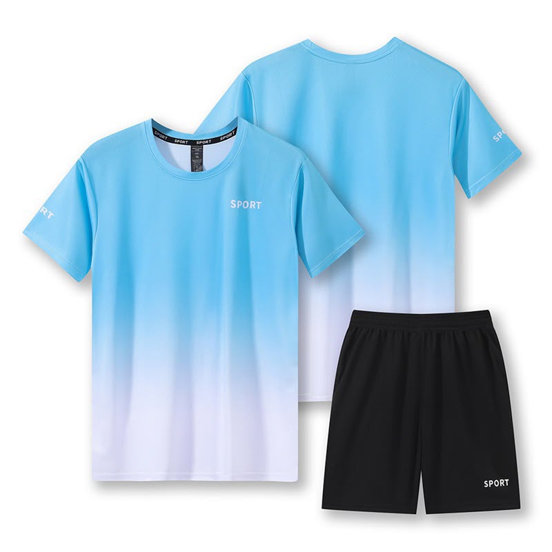 Men's Gradient Quick-Dry Sports Set